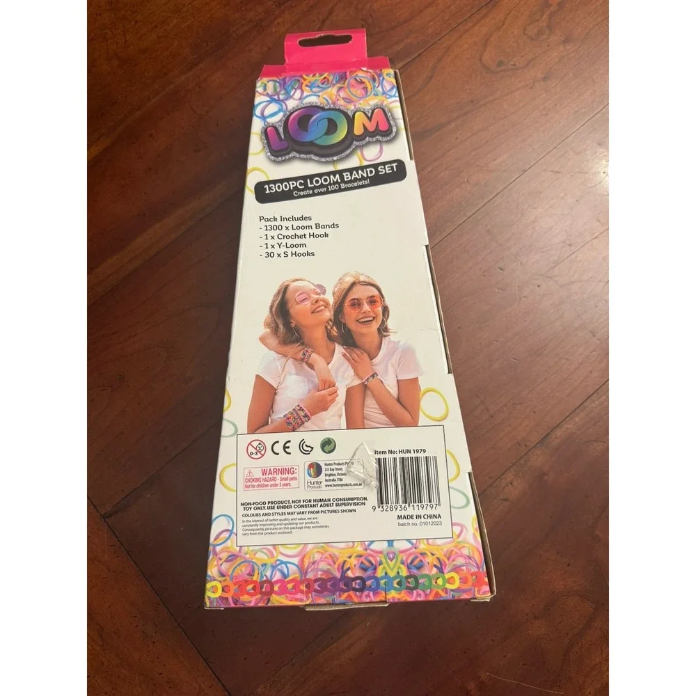 Loom 1300 Band Bracelet Set Crochet Hook S Hooks Y Loom Teens Kid Crafts‎ School